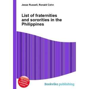  List of fraternities and sororities in the Philippines 