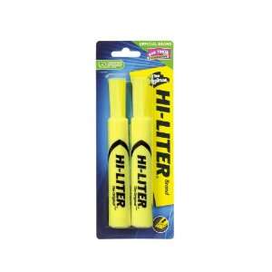  Avery Desk Style HI LITER, Yellow, Pack of 2 (98035 