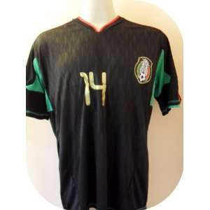  MEXICO # 14 CHICHARITO AWAY SOCCER JERSEY XL .NEW Sports 