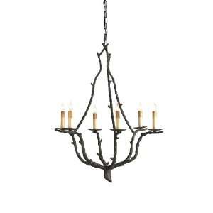  Currey & Company 9006 Soothsayer 6 Light Chandeliers in 