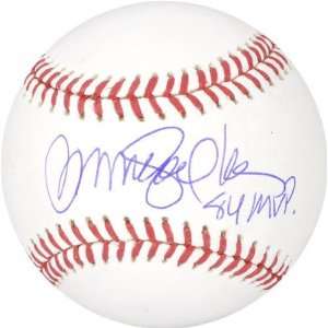  Ryne Sandberg Autographed Baseball  Details 84 MVP 