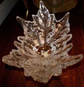 Lalique Champs Elysees Oval Bowl Frosted Clear  