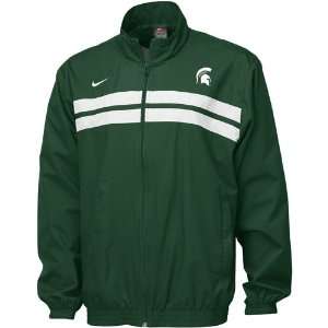  Nike Michigan State Spartans Green Classic Warmup Jacket 