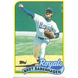  1989 Topps #750 Bret Saberhagen