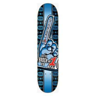  Real Skateboards Brock #1 Deck  8.0 W/foam Finger Sports 