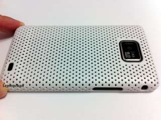 WHITE MESH CASE COVER FOR SAMSUNG GALAXY S2 i9100  