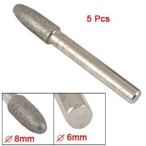  Amico 8mm Dia Tip Abrasive Head Diamond Mounted Point 5 