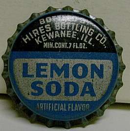 1950s Lemon Soda Bottle Cap   Kewanee, IL   Unused  