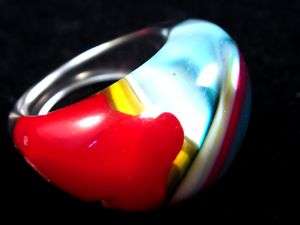 SOBRAL Mixed Oval Ring by Jackie Brazil Size O 1/2  