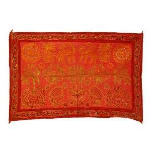  Classic Indian Decorative Wall Hanging Tapestry with Zari 