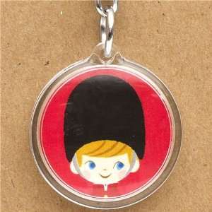    cute circular soldier boy keychain from Japan Toys & Games