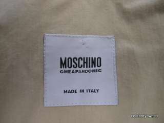 Moschino Cheap & Chic Khaki Safari Style Jacket 12  