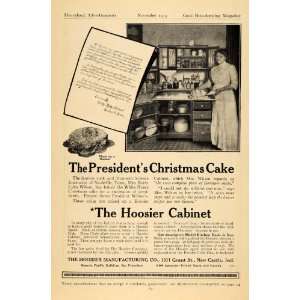   Cabinet White House Christmas Cake   Original Print Ad