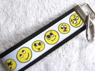 SMILEY FACE/EMOTION Key Fobs (really cute keychains)  