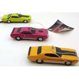 Chrysler Plymouth CAR ORNAMENT, SET OF 3 ASSORTED   Christmas Ornament