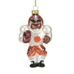  Clemson Tigers 5 Glass Football Player