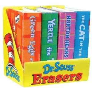  Dr Seuss Book Erasers Case Pack 84 Electronics