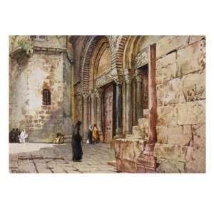  Jerusalem Entrance to the Church of the Holy Sepulchre 