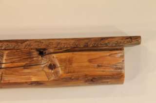 357 reclaimed vintage hand hewn Pine shelf, rustic, unique, old growth 