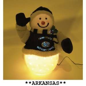   Arkansas Fiber Optic Snowman Christmas Decorations