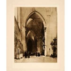  1898 Photogravure Johannes Bosboom Art Trier Germany Cathedral 