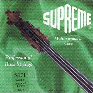  Super Sensitive Bass Set Supreme Orchestra 3/4 Size 