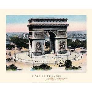  L Arc De Triomphe (Rives Paper) Poster Print