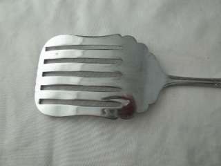 Chromium Plate Slotted Spatula Spoon Made in England  