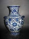 Chinese antique excellent blue and white porcelain flower jar free 