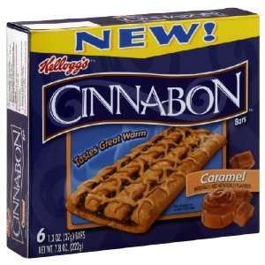 Kelloggs Cinnabon Bars, Caramel, 7.8 oz Grocery & Gourmet Food