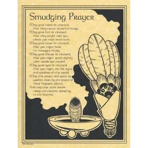  Smudging Prayer Parchment Poster for Your Altar Space 