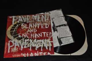 Pavement,Slanted And Enchanted, First press on Matador  