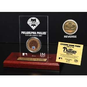  BSS   Citizens Bank Park Infield Dirt Coin Etched Acrylic 