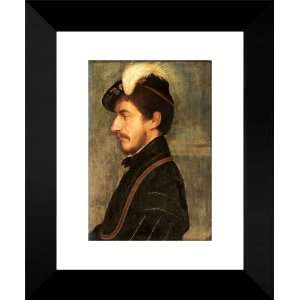 Portrait of Sir Nicholas Poyntz (15101557) 15x18 Framed 