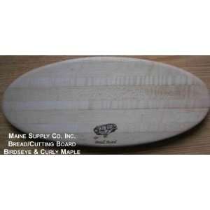  Solid Curly & Birdseye Maple Bread/Cutting Board 