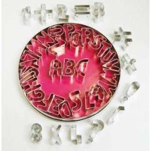  Tinplated Alphabet, Numbers and Symbols Cookie Cutters 