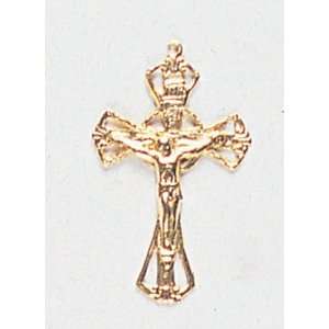  Small Crucifix   Pendant   1 and 1/4in. Height   IMPORTED 