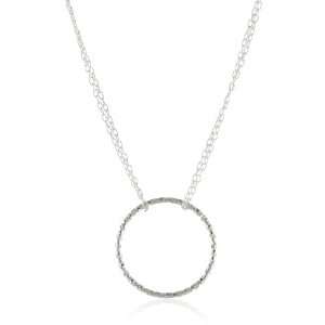  Sharelli Dazzles Small Circle on Double Chain Necklace Jewelry