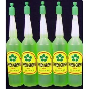  5 Bottles Green Green Plant Food Lucky Bamboo Food (36ml 