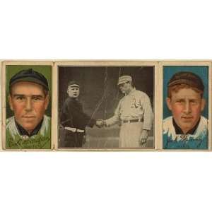  John J. Murray/Fred Snodgrass, New York Giants,baseball 