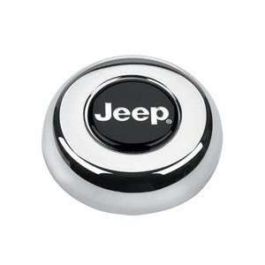  Mopar Licensed Horn Button Chrome Jeep Classic/Challenger 