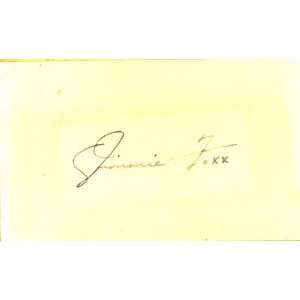   Autographed 3x5 Card (James Spence Authenticated)