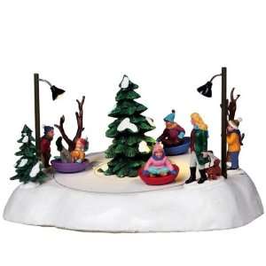  Lemax Village Saucer Fun Lighted & Animated Table Accent 