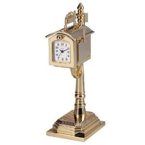 Bulova Antique Roadside Box Mini Collectible Clock 