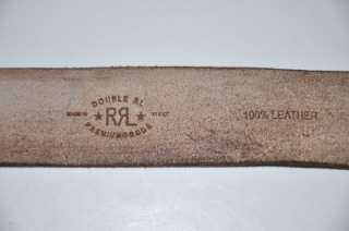 Ralph Lauren RRL VINTAGE Single O Ring Leather Belt 36  