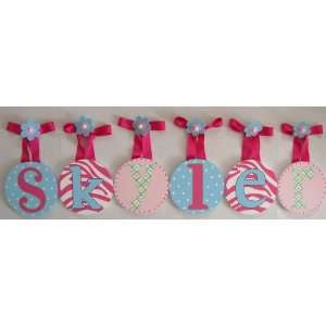  Skylers Hand Painted Round Wall Letters