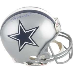  Roger Staubach Autographed Helmet  Details Dallas 