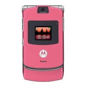  New AT&T Motorola MOTORAZR V3 Pink cell phone No Contract 