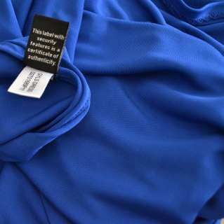 Diane Von Furstenberg DvF GYLS Jersey Dress 8 UK 12 NWT $345 Blue 100% 