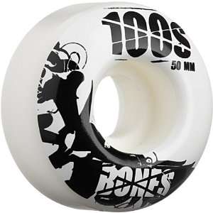 Bones Wheels 100s Skinnys Skateboard Wheel Set (50mm x 30mm/100A 